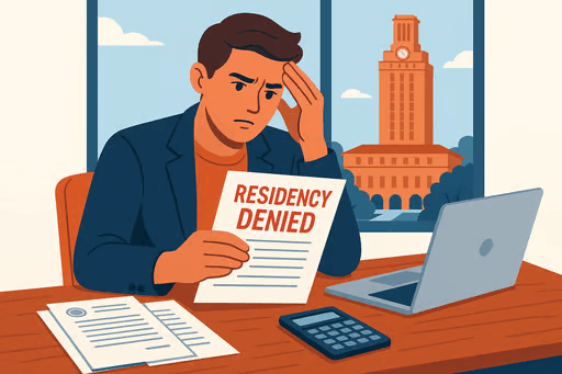 UT Austin Residency Denied? What Should I do?